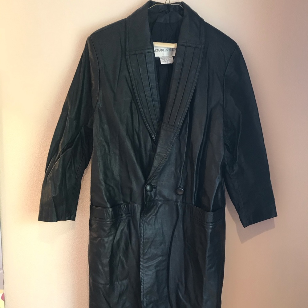 Leather Trench Coat